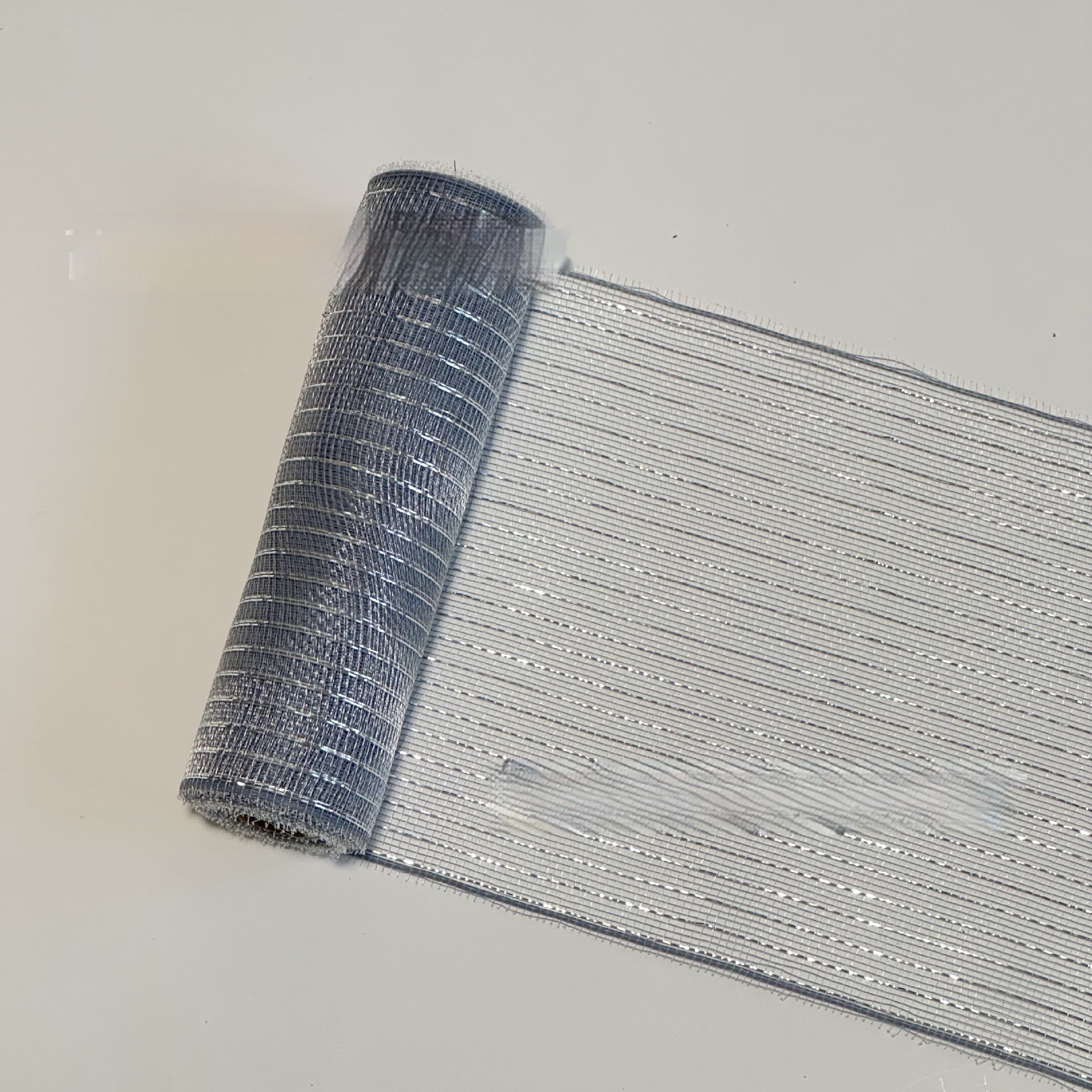 Christmas Tree Decoration Silk Ribbons Colored Ribbons Christmas Scene Layout Mesh Bow Pendant Yarn Strip