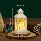 Christmas Atmosphere Hanging Decoration Small Night Lamp Gift Box Retro