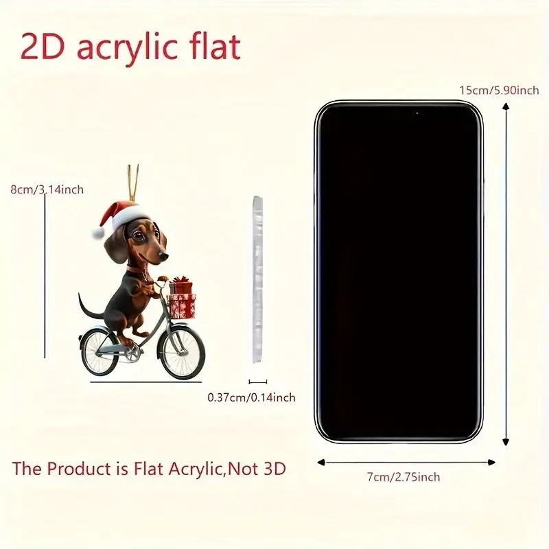 Acrylic Flat Personalized Creative Dog Decoration