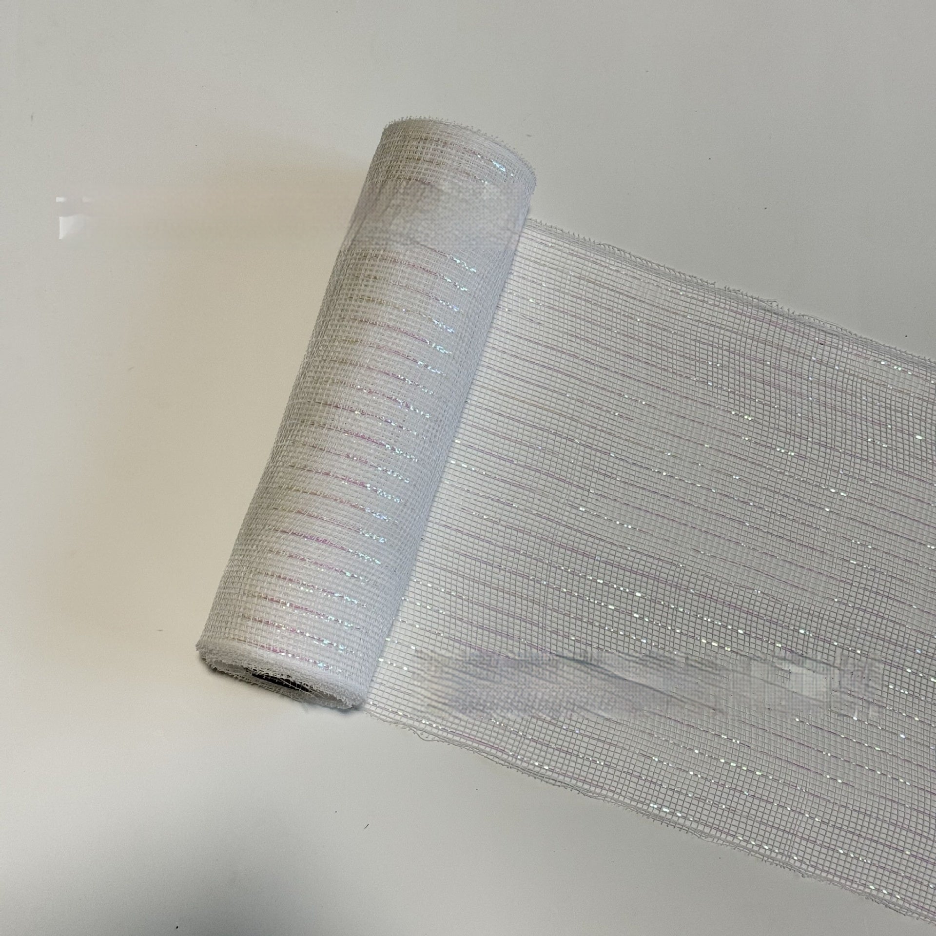 Christmas Tree Decoration Silk Ribbons Colored Ribbons Christmas Scene Layout Mesh Bow Pendant Yarn Strip