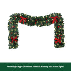 New Christmas Rattan Cross-border Pine Cone Bow Decorative Showcase Holiday Atmosphere Layout Christmas Decoration