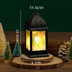 Christmas Atmosphere Hanging Decoration Small Night Lamp Gift Box Retro