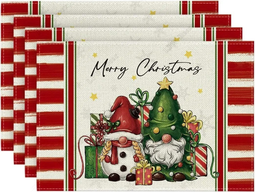 Christmas Holiday Decoration Insulation Anti-scald Placemat