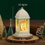 Christmas Atmosphere Hanging Decoration Small Night Lamp Gift Box Retro