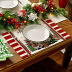 Christmas Holiday Decoration Insulation Anti-scald Placemat