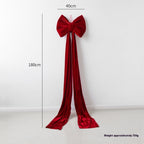 Christmas Decoration Velvet Large Bow Decoration